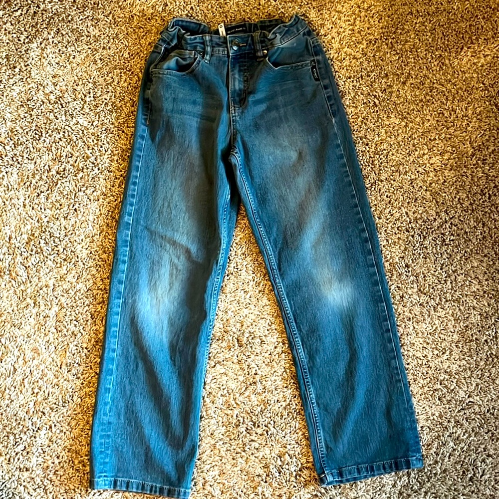 Silver Garrett Jeans- Boys Adjustable Waist